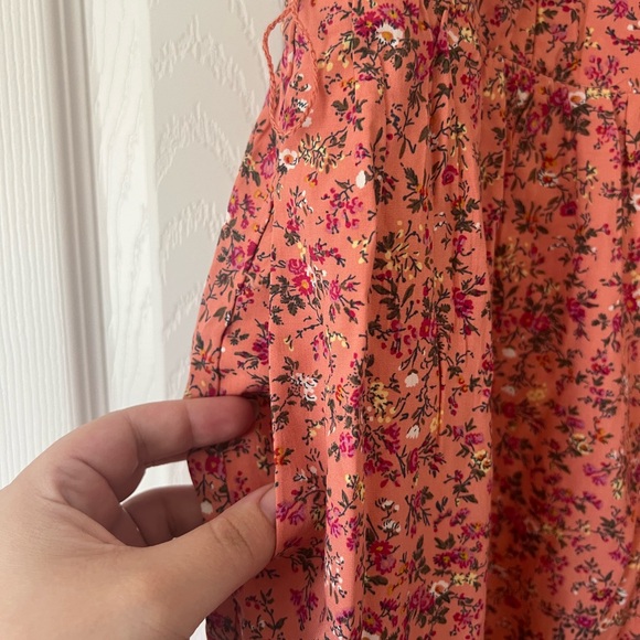 J Crew - Button-front midi dress with ruffle hem in soft rayon - Size 2 - Picture 6 of 11